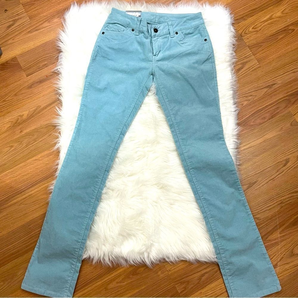 Delia’s Stretch Corduroy Skinny Pants Powder Blue 3/4